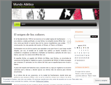 Tablet Screenshot of mundoatletico.wordpress.com