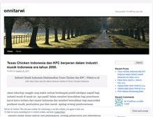 Tablet Screenshot of onnitarwi.wordpress.com