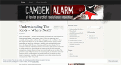 Desktop Screenshot of camdenalarm.wordpress.com