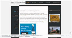 Desktop Screenshot of liepe.wordpress.com