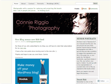 Tablet Screenshot of connieriggiophotography.wordpress.com