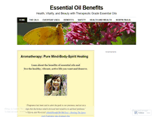 Tablet Screenshot of essentialoilbenefits.wordpress.com