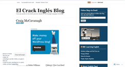 Desktop Screenshot of elcrackingles.wordpress.com