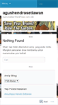 Mobile Screenshot of agushendrosetiawan.wordpress.com