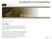 Tablet Screenshot of leadingthenextinquisition.wordpress.com