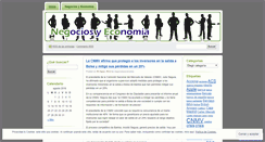 Desktop Screenshot of negociosyeconomia.wordpress.com