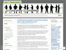 Tablet Screenshot of negociosyeconomia.wordpress.com