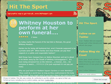 Tablet Screenshot of hitthesport.wordpress.com