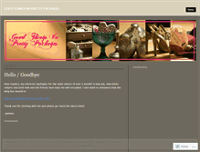 Tablet Screenshot of goodthingsinprettypackages.wordpress.com