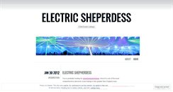 Desktop Screenshot of electricsheperdess.wordpress.com