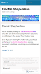 Mobile Screenshot of electricsheperdess.wordpress.com