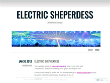 Tablet Screenshot of electricsheperdess.wordpress.com