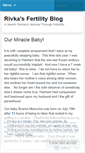 Mobile Screenshot of fertilityjourney.wordpress.com