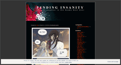 Desktop Screenshot of pendinginsanity.wordpress.com