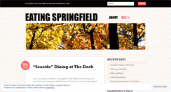 Desktop Screenshot of eatingspringfield.wordpress.com