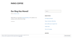 Desktop Screenshot of parkscoffee.wordpress.com
