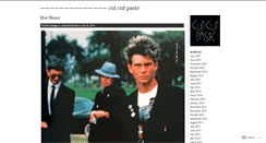 Desktop Screenshot of cutcutpaste.wordpress.com