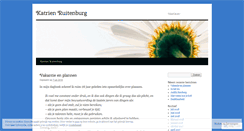 Desktop Screenshot of katrienruitenburg.wordpress.com