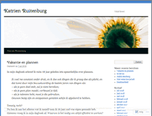 Tablet Screenshot of katrienruitenburg.wordpress.com