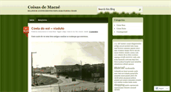 Desktop Screenshot of coisasdemacae.wordpress.com