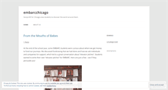 Desktop Screenshot of embarcchicago.wordpress.com
