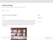 Tablet Screenshot of embarcchicago.wordpress.com