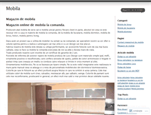 Tablet Screenshot of magazinmobila.wordpress.com