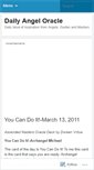 Mobile Screenshot of angelsdaily.wordpress.com