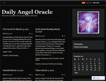 Tablet Screenshot of angelsdaily.wordpress.com