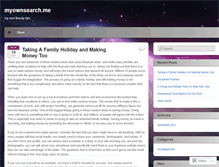 Tablet Screenshot of myownsearchdotme.wordpress.com