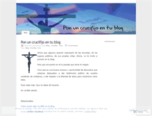 Tablet Screenshot of ponuncrucifijoentublog.wordpress.com