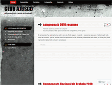 Tablet Screenshot of clubajusco.wordpress.com