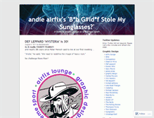 Tablet Screenshot of andieairfix.wordpress.com