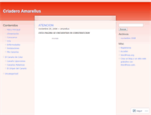 Tablet Screenshot of amarellus.wordpress.com