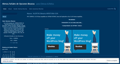 Desktop Screenshot of eurobinarias.wordpress.com