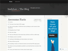 Tablet Screenshot of budylee.wordpress.com