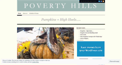 Desktop Screenshot of povertyhills.wordpress.com