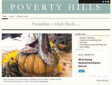 Tablet Screenshot of povertyhills.wordpress.com