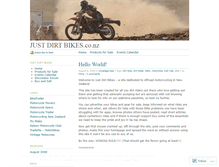 Tablet Screenshot of justdirtbikes.wordpress.com