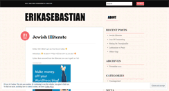 Desktop Screenshot of erikasebastian.wordpress.com