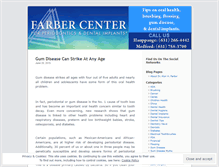 Tablet Screenshot of farberimplantcenter.wordpress.com