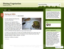 Tablet Screenshot of diningvegetarian.wordpress.com