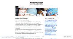 Desktop Screenshot of kulturinjektion.wordpress.com