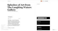 Desktop Screenshot of laughingwatersgallery.wordpress.com