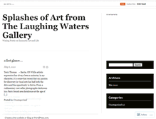 Tablet Screenshot of laughingwatersgallery.wordpress.com