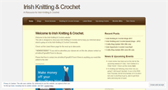 Desktop Screenshot of irishknitting.wordpress.com