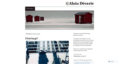Desktop Screenshot of alaindecarie.wordpress.com