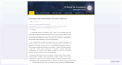 Desktop Screenshot of portaldoestudante.wordpress.com