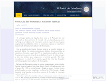 Tablet Screenshot of portaldoestudante.wordpress.com