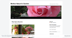 Desktop Screenshot of mothernaturesgarden.wordpress.com